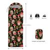 AILONEN Camping Sleeping Bags for Adults Kids - Mushroom & Cute Hedgehog Print Slumber Bag 3 Season Warm & Cold Weather Camping Travel Girls Women Outdoor Travelling - Lightweight & Waterproof view 2