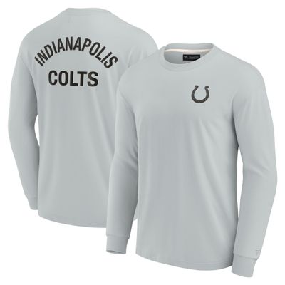 Fanatics Unisex Gray Indianapolis Colts Elements Super Soft Long Sleeve T-Shirt