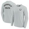 Fanatics Unisex Gray Indianapolis Colts Elements Super Soft Long Sleeve T-Shirt view 1
