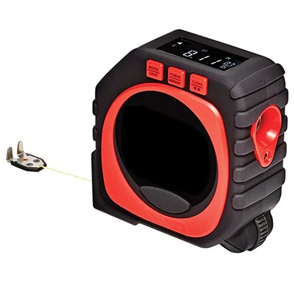 TEMKIN Distance Meter Measuring Tape 3-in-1, Display Measuring Ruler, Digital Electronic Roulette Measure Cord, Mode Measure Tool Tape ?Measure Ruler