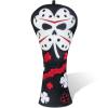 Big Crazy Golf Headcovers - Funny Golf Club Covers - Tour Grade PU Leather - Golf Driver Headcover, Waterproof, Soft Lining Golf Gift Birthday Gifts Skull Skeleton (Green) (White) view 1
