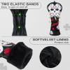 Big Crazy Golf Headcovers - Funny Golf Club Covers - Tour Grade PU Leather - Golf Driver Headcover, Waterproof, Soft Lining Golf Gift Birthday Gifts Skull Skeleton (Green) (White) view 3