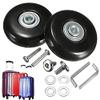 2 Pcs Luggage Suitcase Replacement Wheels Repair OD 50mm Axles Deluxe Repair Random Accessories view 2