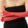 OTPEH Lone Fishnet Gloves Fingerless For Women Fish Net Arm Sleeve Mesh Emo Goth Punk 80s Scene Accessories view 2