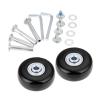 2X Casters Silent Repair Replacement Durable Travel Luggage Wheel Suitcase Parts Axles Sliding Wear Resistant Flexible OD40mm view 1