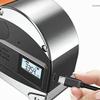 TEMKIN Distance Meter 40M Measuring Tape, Stainless Tape Measure Multi Angle Measuring Tool, Retractable Digital Electronic Roulette Tape ?Measure Ruler (Color : Gris) view 3