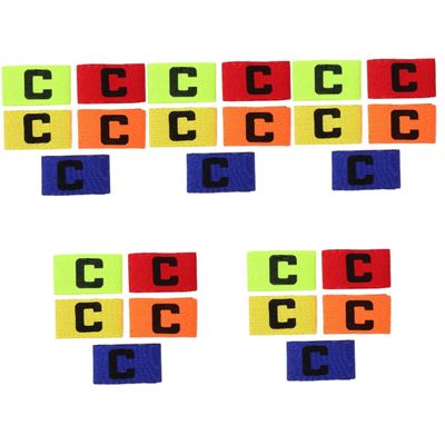 Sosoport 25pcs Comfortable Sports Wristbands Portable Captain Band for Football Games
