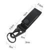 BESPORTBLE 2pcs Tactical Nylon Buckle Keychain Clip Wristlet Keychain Multi-functional Mountaineering Carabiner Camping Accessories view 2