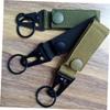 BESPORTBLE 2pcs Tactical Nylon Buckle Keychain Clip Wristlet Keychain Multi-functional Mountaineering Carabiner Camping Accessories view 3