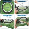 FRTKK 2L/3L Hydration Bladder, Leak Proof Water Bladder for Hiking Backpack, BPA Free Wide Opening Ergonomic Shape Water Reservoir for Running Hiking Cycling Camping (Military Green - 3L) view 4