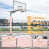 PROGOAL 72 High Pole Pad Heavy Duty 2 Thick Foam Protection Padding 3-4 Inch Round Pole Pad for Basketball Hoop Garage Basement, 6 Feet Waterproof Durable Protector for Player Safty view 4