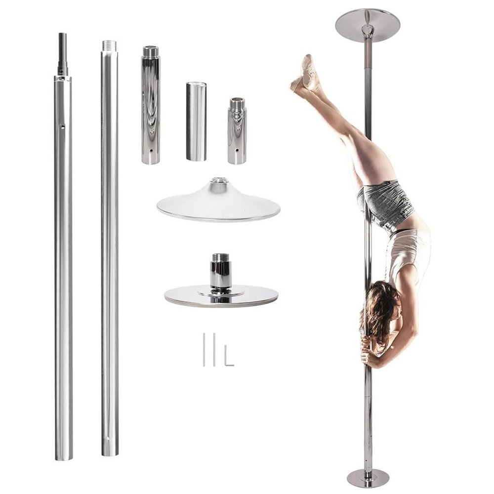 Dance Pole Portable Professional Dance Pole Set, Height Adjustable and Detachable Strip Pole, Suitable for Family Apartments, Gyms