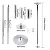 Dance Pole Portable Professional Dance Pole Set, Height Adjustable and Detachable Strip Pole, Suitable for Family Apartments, Gyms view 2