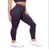 ODODOS Tummy Control 7/8 Compression Leggings with Inner Pocket for Women, 25" High Waist Workout Running Yoga Pants, Dark Purple, X-Small view 1