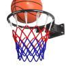 Black Standard Basketball Hoop Outdoor - Reliable Double Spring Breakaway Rim for Replacement - Durable Basketball Goal and Net Included view 1