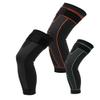 coonitac 1 Pair Strap Compression Long Knee Pads Sport High Stretch Breathable Knee Pads Riding Dance Long Strap Sports Warm Knee Pads (Green,X-Large) view 3