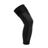 coonitac 1 Pair Strap Compression Long Knee Pads Sport High Stretch Breathable Knee Pads Riding Dance Long Strap Sports Warm Knee Pads (Black,X-Large)