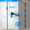 FITKIT Door and Wall Sliding Anchor Straps with Movable Multi Points for Resistance Bands, Workout Attachment for Home Gym, Fits 6-8 ft Doors view 3