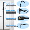 FITKIT Door and Wall Sliding Anchor Straps with Movable Multi Points for Resistance Bands, Workout Attachment for Home Gym, Fits 6-8 ft Doors view 4