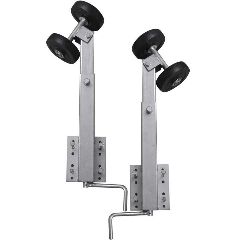 GOLINPEILO Set of 2 Boat Trailer Double Roller Bow Support 23.2"-33.1" -321