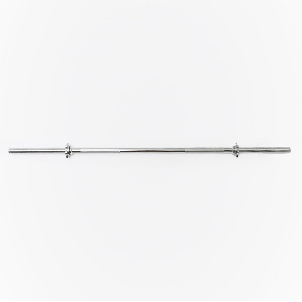 YORK Chrome Spin-Lock Weight Bar With Spin-Lock Collars 5