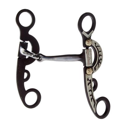 Aime Imports Sweet Iron Snaffle 6`` Cheek Bit N/A 6