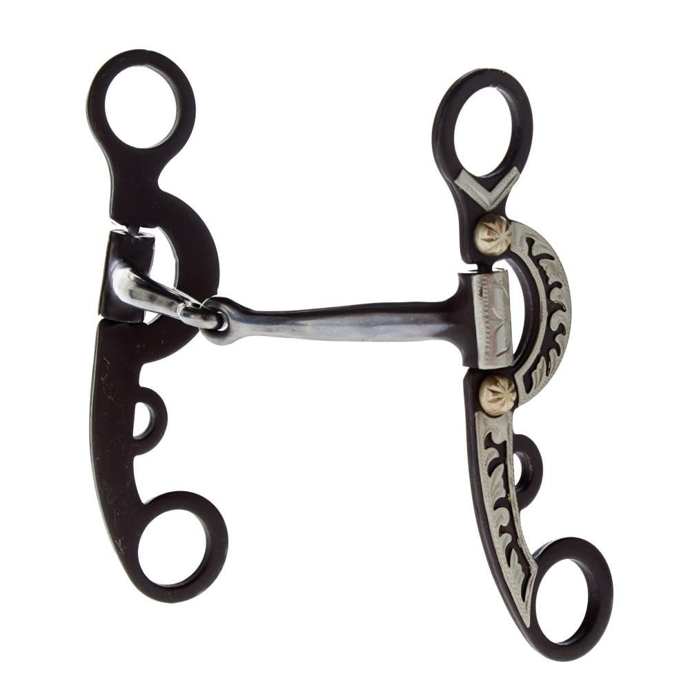 Aime Imports Sweet Iron Snaffle 6`` Cheek Bit N/A 6