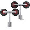 GOLINPEILO Set of 2 Boat Trailer Double Wheel Bow Support 23.2"-33.1" -319 view 1