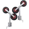 GOLINPEILO Set of 2 Boat Trailer Double Wheel Bow Support 23.2"-33.1" -319 view 4