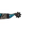 Cowboy Tack Turquoise 3/4 Inch Band Ladies Spurs view 4