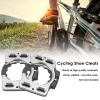 QANYEGN 1 Pair Road Bike Cleats, Quick Release Bike Quick Release Pedal Clips, Bike Cleat Cover Adapter Converter for Bikes, Road Bikes view 4