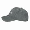 Funny Hat Overworked and Underfucked Hat for Women Baseball Hats Vintage Cap Gray view 4