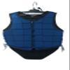 WILD RACE Equestrian Vest Professional Safety EVA Padded Horse Riding Vest Unisex Black Zipper Protector Gear Waistcoat (Large, Blue) view 1