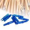 Yuecoom 100pcs Archery Arrow Nock, Durable Plastic Insert Arrow Nocks, Light Weight Archery Bow Replacement for Carbon Fiberglass Arrow Stem(Blue) view 2