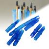 Yuecoom 100pcs Archery Arrow Nock, Durable Plastic Insert Arrow Nocks, Light Weight Archery Bow Replacement for Carbon Fiberglass Arrow Stem(Blue) view 3