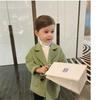He&Yingmin Toddler Children's Coat Boys Girls' Lapel Double Breasted Wool Blend Coat Baby Kids Trench Coat Jacket Outerwear view 4