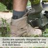 281Z Military Cotton Micro Crew Boot Socks - Cushioned Sole - Moisture Wicking - Odor Resistant - Trekking Hiking Outdoor (Foliage Green)(Medium 2 Pairs Pack) view 2