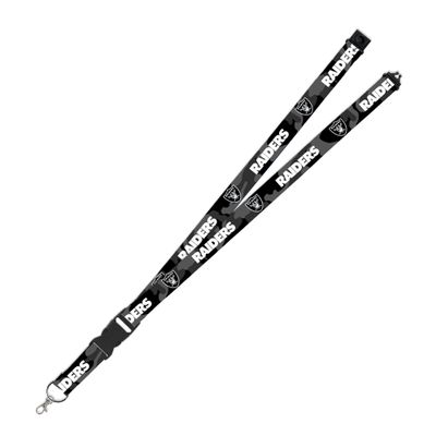 Rico Industries Las Vegas Raiders NFL Break Away Safety Lanyard with Detachable Lobster Claw End