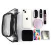 PVC transparent waist bag, outdoor fitness diagonal travel running storage bag  view 4