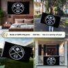 Desert Cactus Denver Nuggets Flag Team NBA National Basketball Association 100% Polyester Indoor Outdoor 3x5 feet Flags (Flag F) view 3