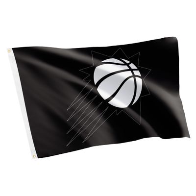 Desert Cactus Phoenix Suns Flag Team NBA National Basketball Association 100% Polyester Indoor Outdoor 3x5 feet Flags (Flag A)