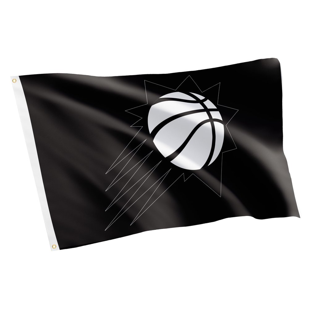 Desert Cactus Phoenix Suns Flag Team NBA National Basketball Association 100% Polyester Indoor Outdoor 3x5 feet Flags (Flag A)