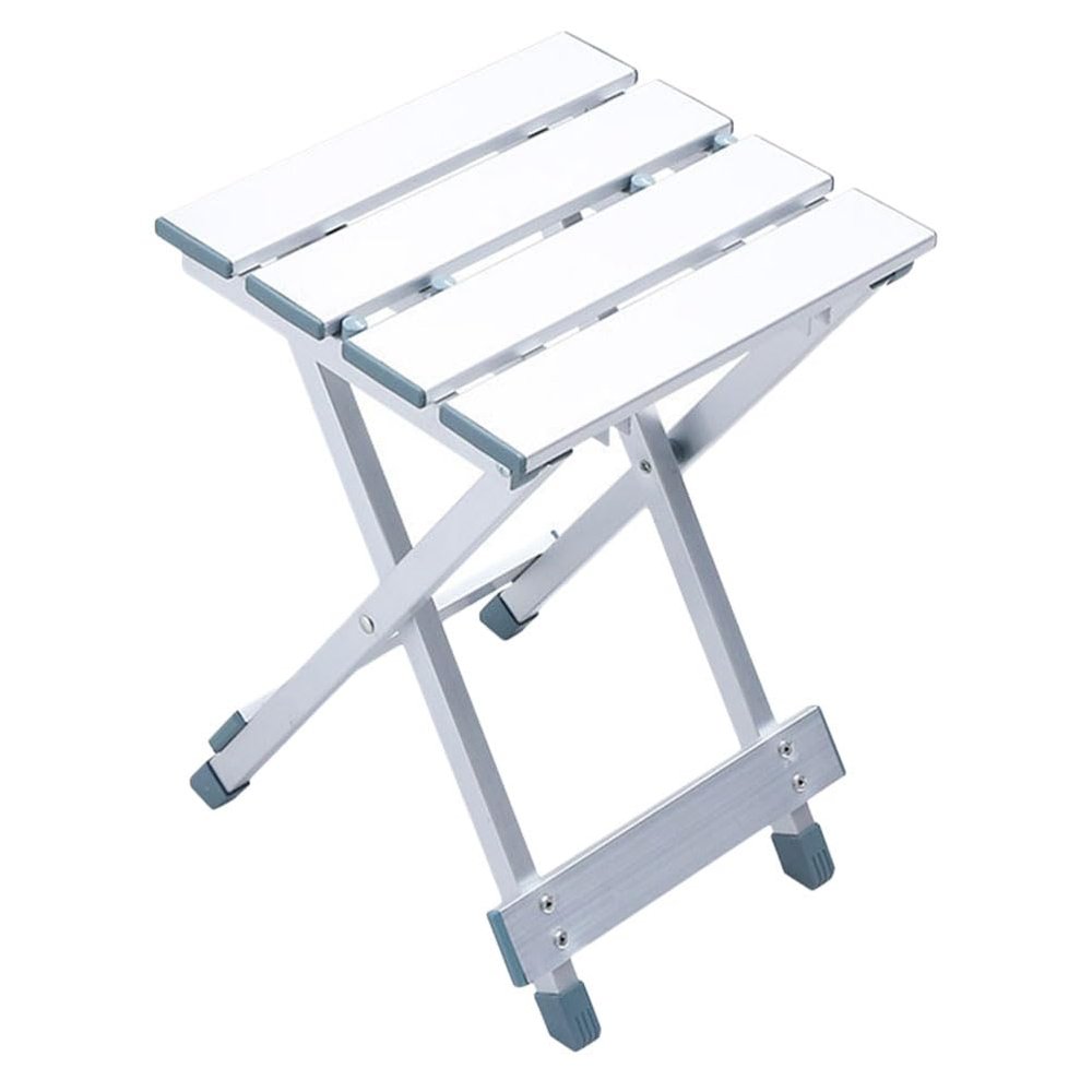 Holibanna 1pc Lightweight Aluminum Alloy Folding Chair Portable Camping Stool for Outdoor Activities Versatile Picnic Chair with Sturdy Construction for Home and Travel