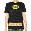 DC Comics Men's Batman Costume Shirt with Detachable Cape Classic Bat Logo Batman Cosplay Tee (X-Large) Black view 1