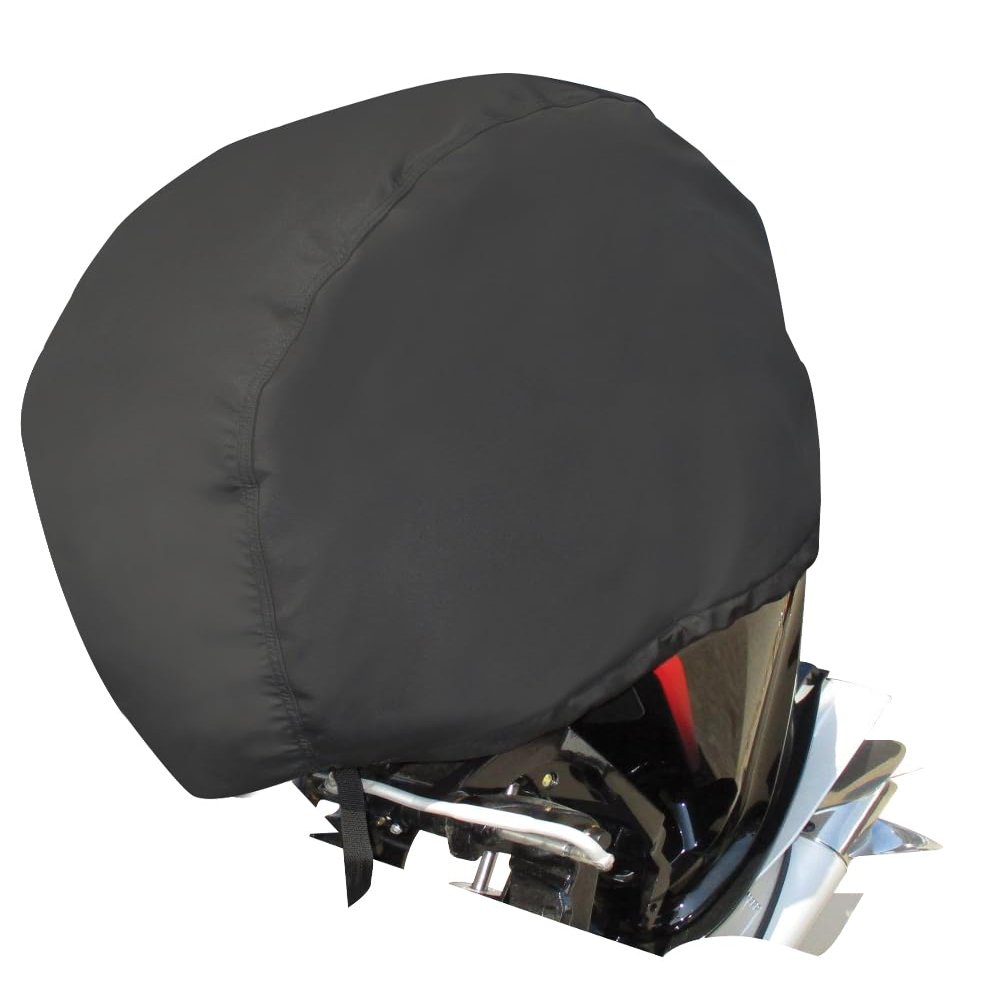 Carver Industries MC6920-BLK Custom Outboard Motor Cover 2008-2022 Yamaha F90 HP Midrange, F115 HP Midrange, F75 HP Midrange, 2016-2022 V-Max SHO VF 90 HP,2017-2022 V-Max SHO VF115 HP, V-Max VF115 HP