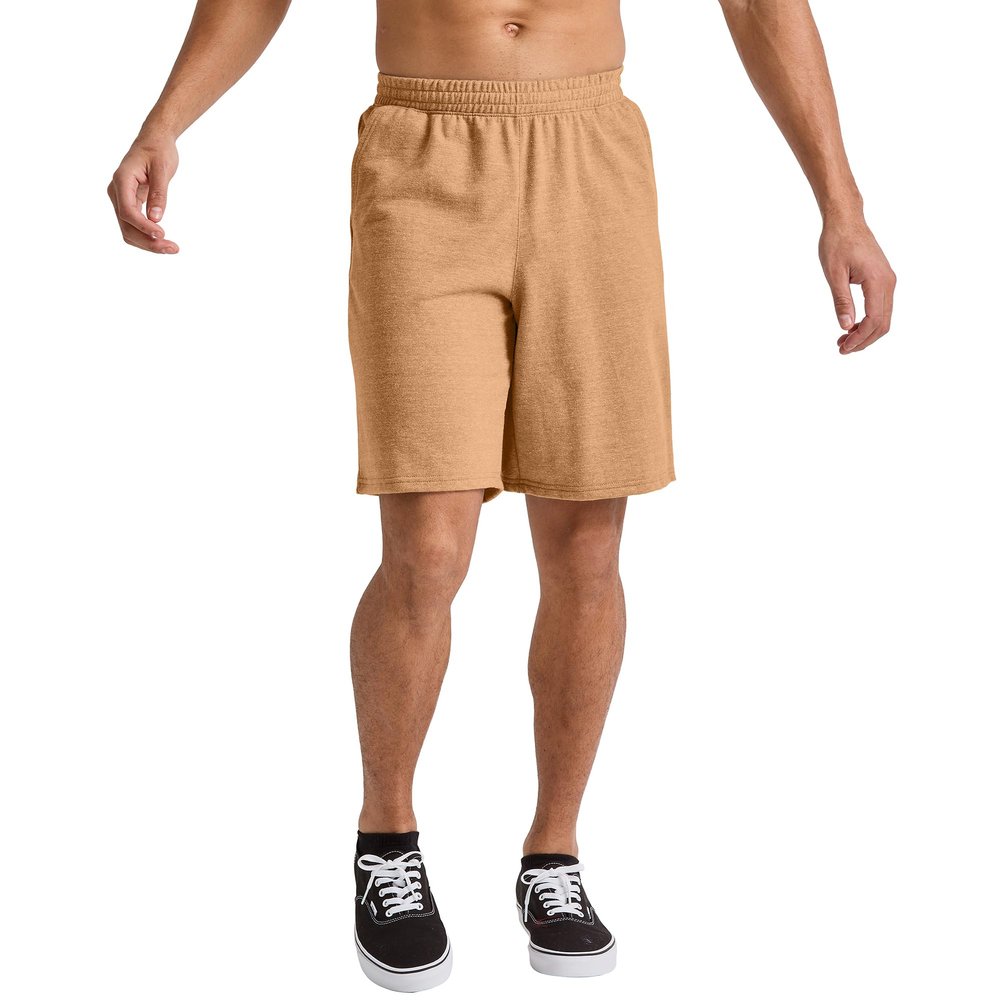 Hanes Men's Originals French Terry Sweat Shorts, Pull-On Athletic Shorts, 9"