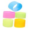 ABOOFAN 15pcs Silicone Cup Cover Heat-insulated Glass Sleeve - Bottle Band Protective Cover for Hot Cold Drinks Convenient Use