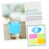 ABOOFAN 15pcs Silicone Cup Cover Heat-insulated Glass Sleeve - Bottle Band Protective Cover for Hot Cold Drinks Convenient Use view 2