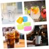 ABOOFAN 15pcs Silicone Cup Cover Heat-insulated Glass Sleeve - Bottle Band Protective Cover for Hot Cold Drinks Convenient Use view 4