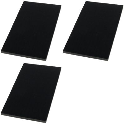 3 Black Deluxe Foam Tray Insert 144 Slot Ring Jewelry Display
